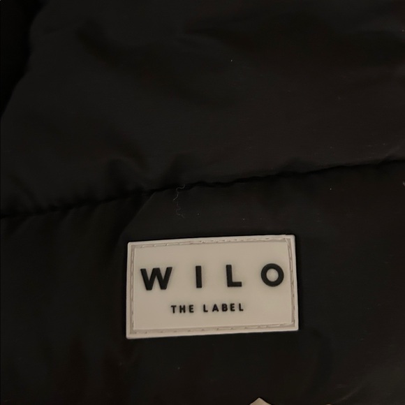 Wilo the Label Black Puffer Tote Bag with Pouch - Picture 9 of 14